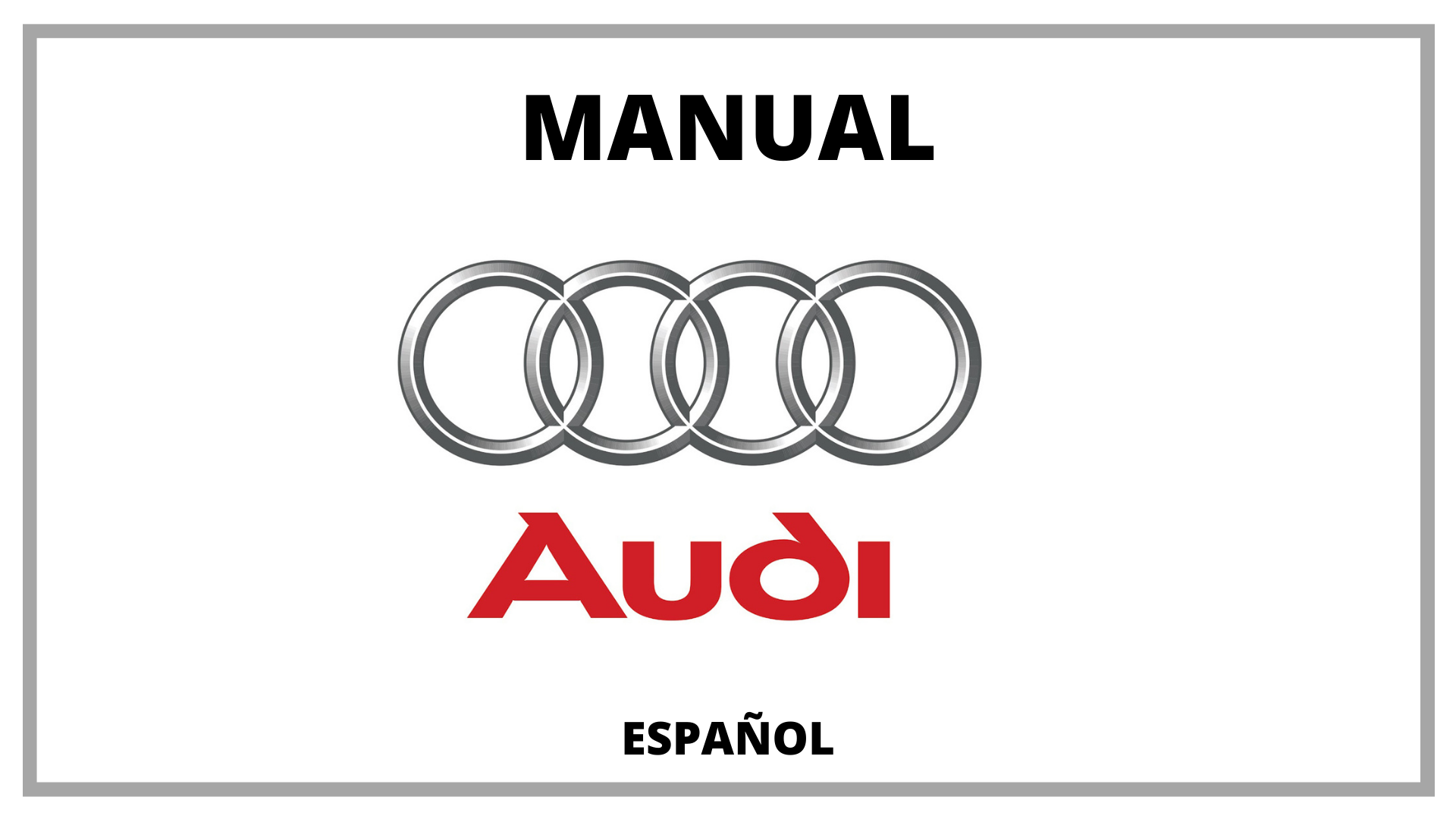 Manuales Audi