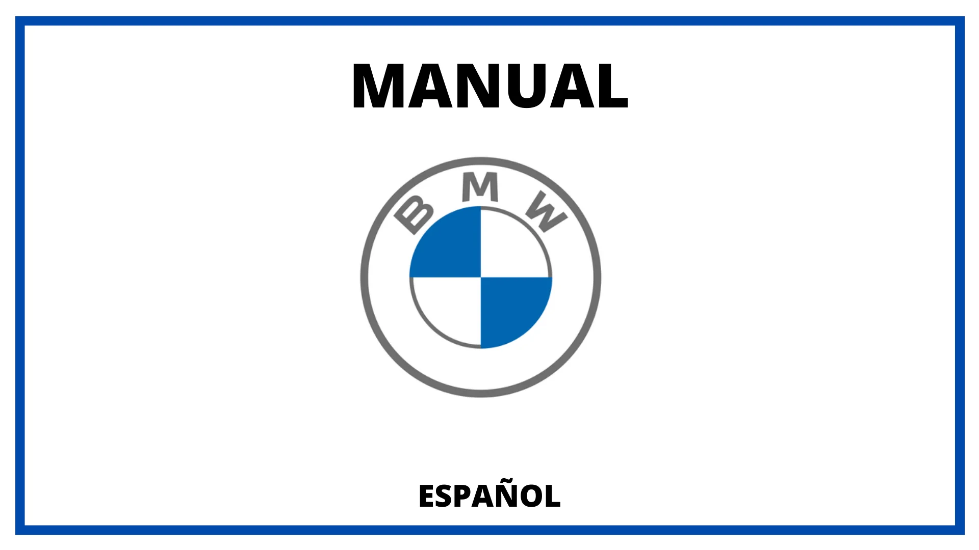 Manuales BMW