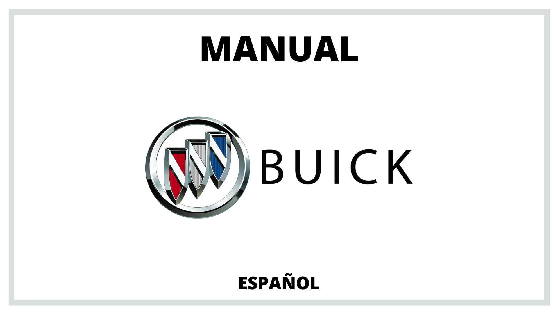 Manuales Buick