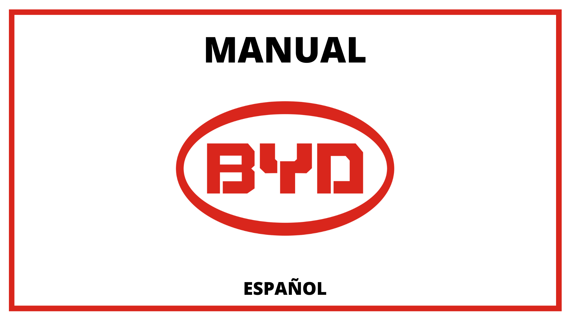 Manuales BYD