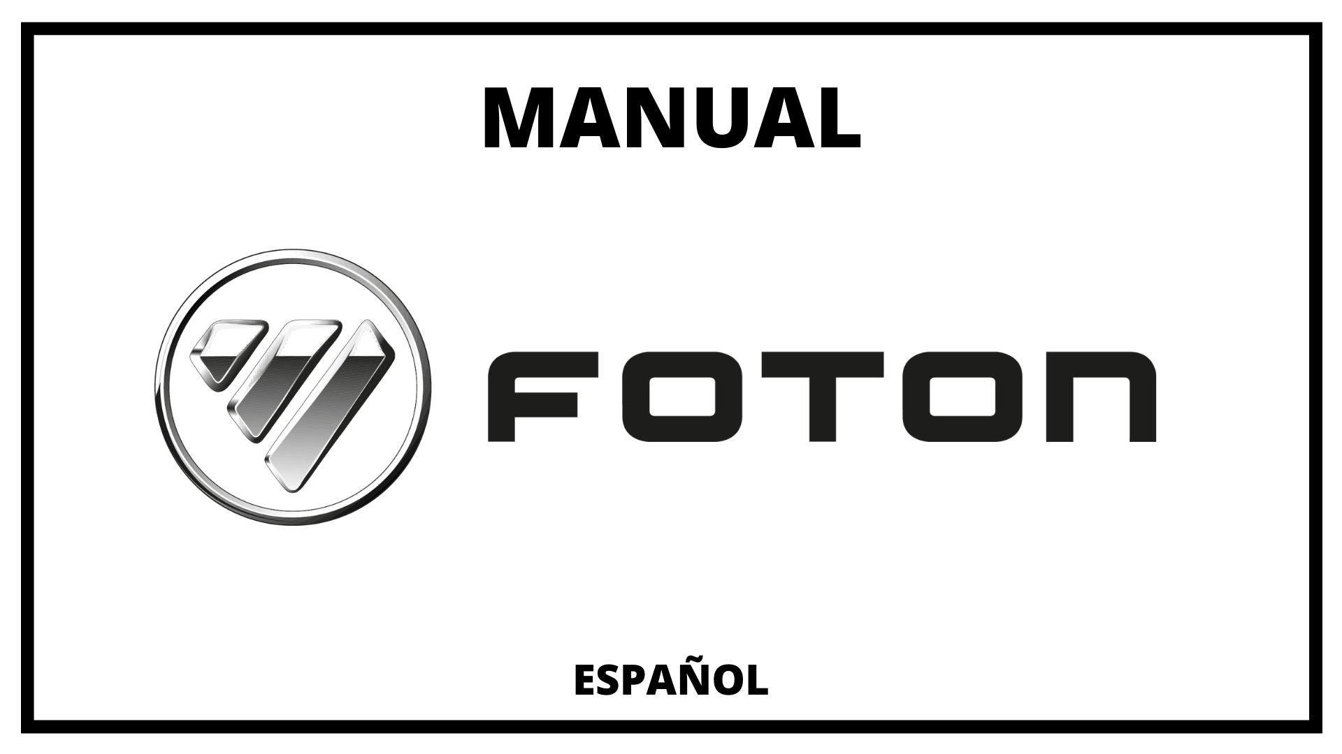 Manuales Foton