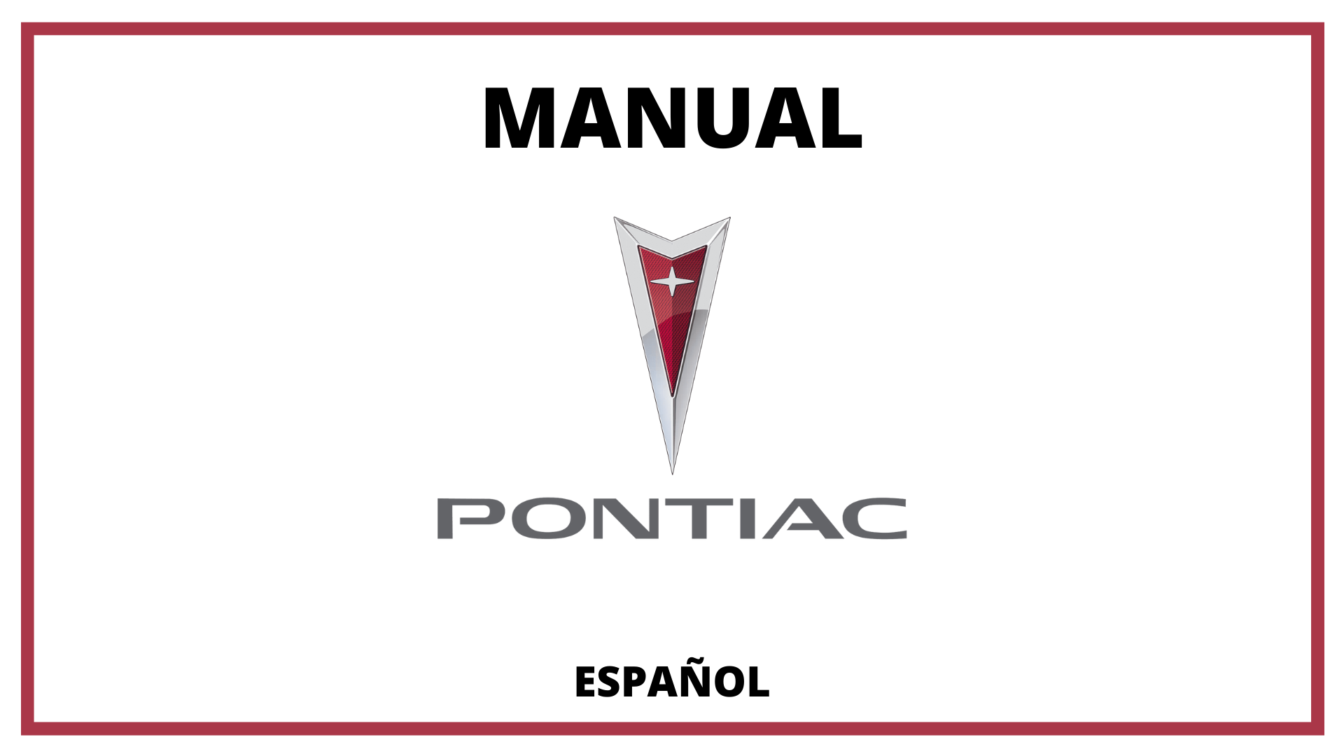 Manuales Pontiac