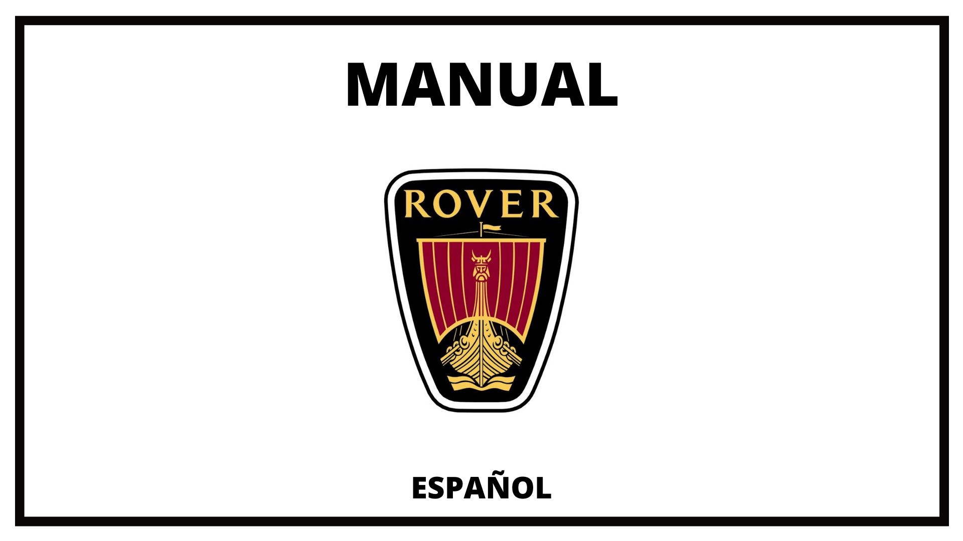 Manuales Rover