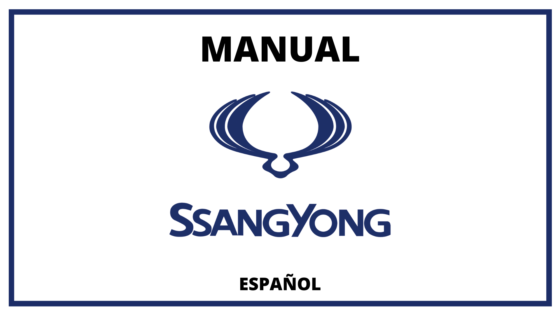 Manuales SsangYong