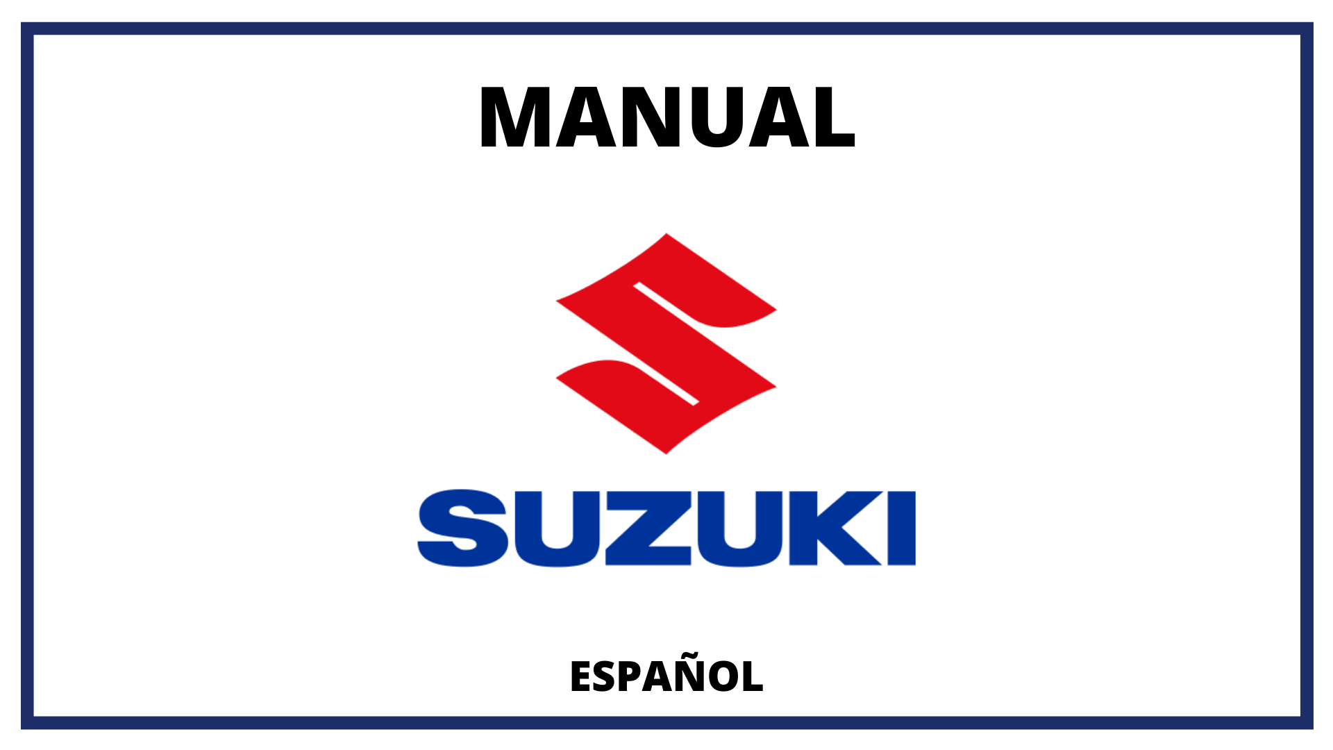 Manuales Suzuki
